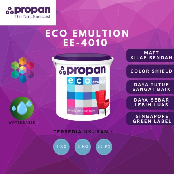 Propan Eco Emulsion – Cat Tembok Interior Halus & Ramah Lingkungan